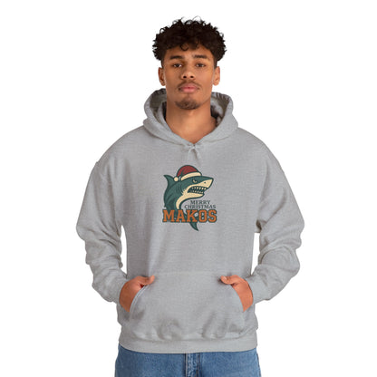 Merry Christmas Makos Hoodie - Gildan