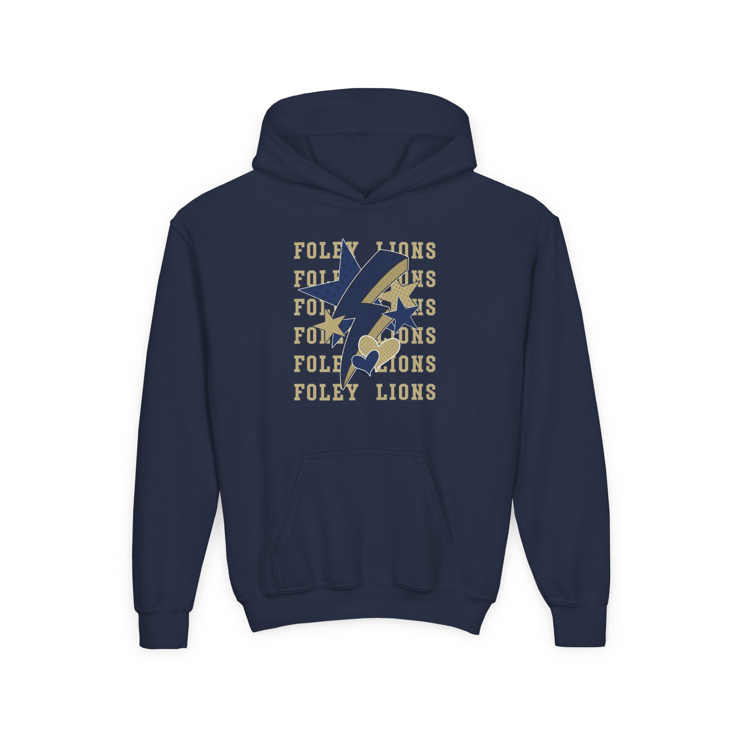 Youth Lions Lightning Stars & Hearts Hoodie