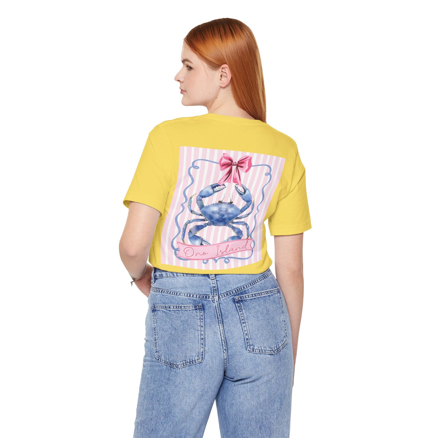 Adult Ono Island Preppy Crab T-Shirt - Bella Canvas