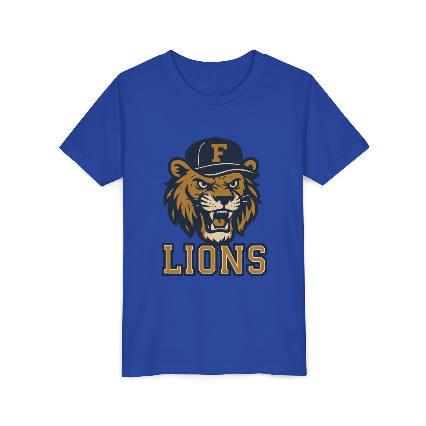 Youth Retro Roaring Lions Tee - Bella Canvas