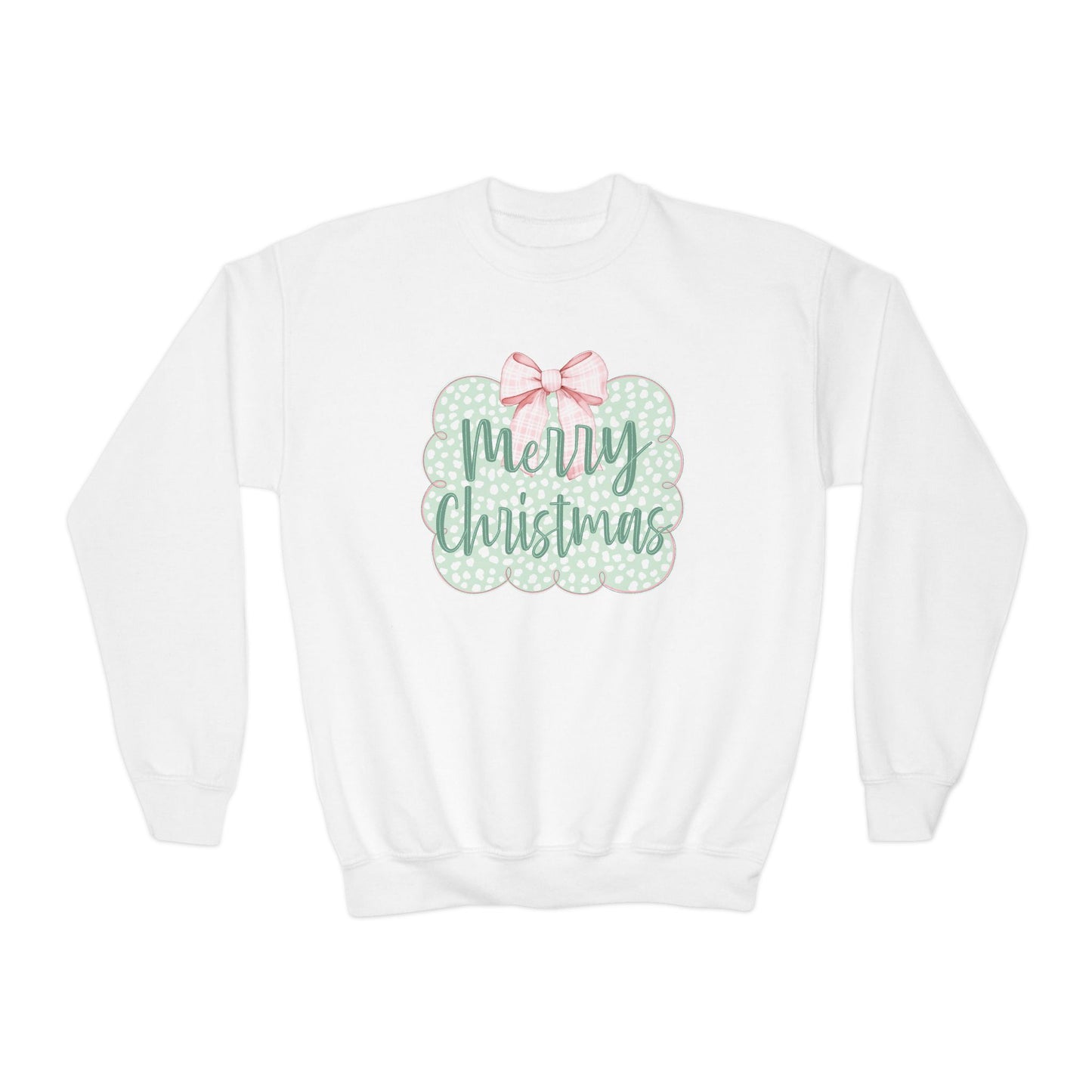 Merry Christmas Youth Sweatshirt - Gildan