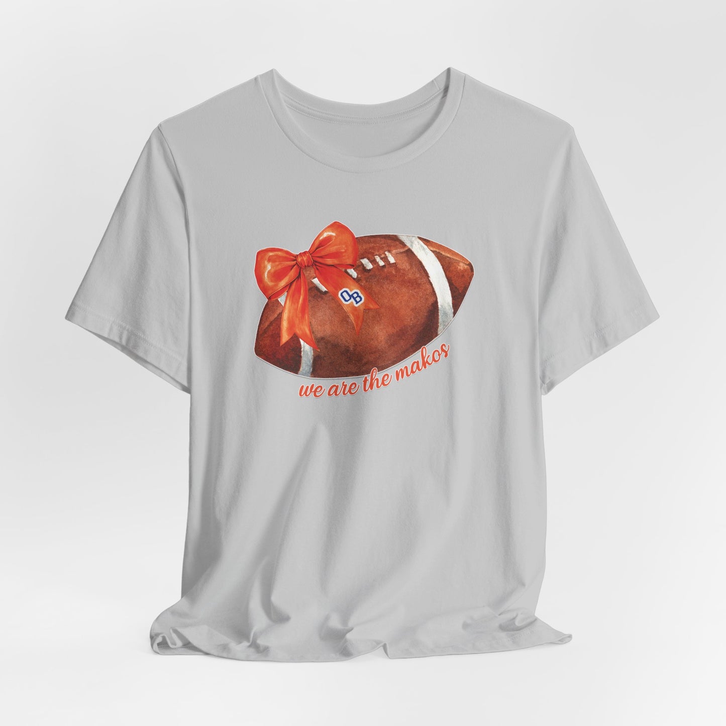 Adult Coquette Makos Football TShirt - Bella canvas