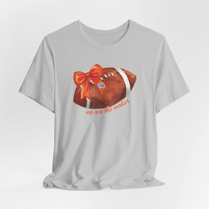 Adult Coquette Makos Football TShirt - Bella canvas