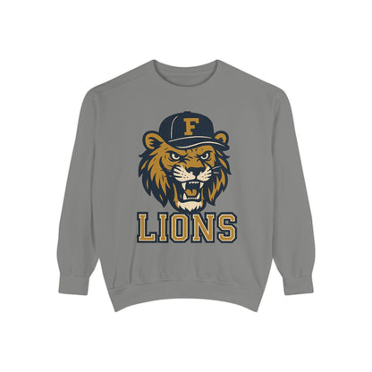 Adult Retro Roaring Lions Sweatshirt - Comfort Colors