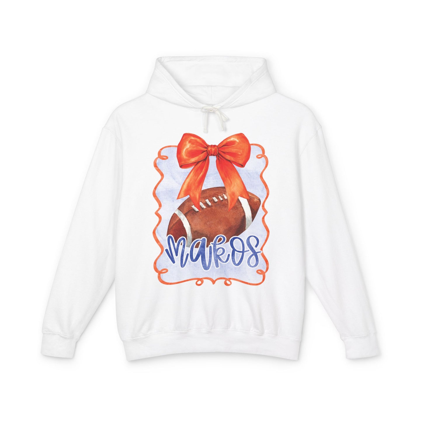 Adult Makos Watercolor Coquette Hoodie - Comfort Colors