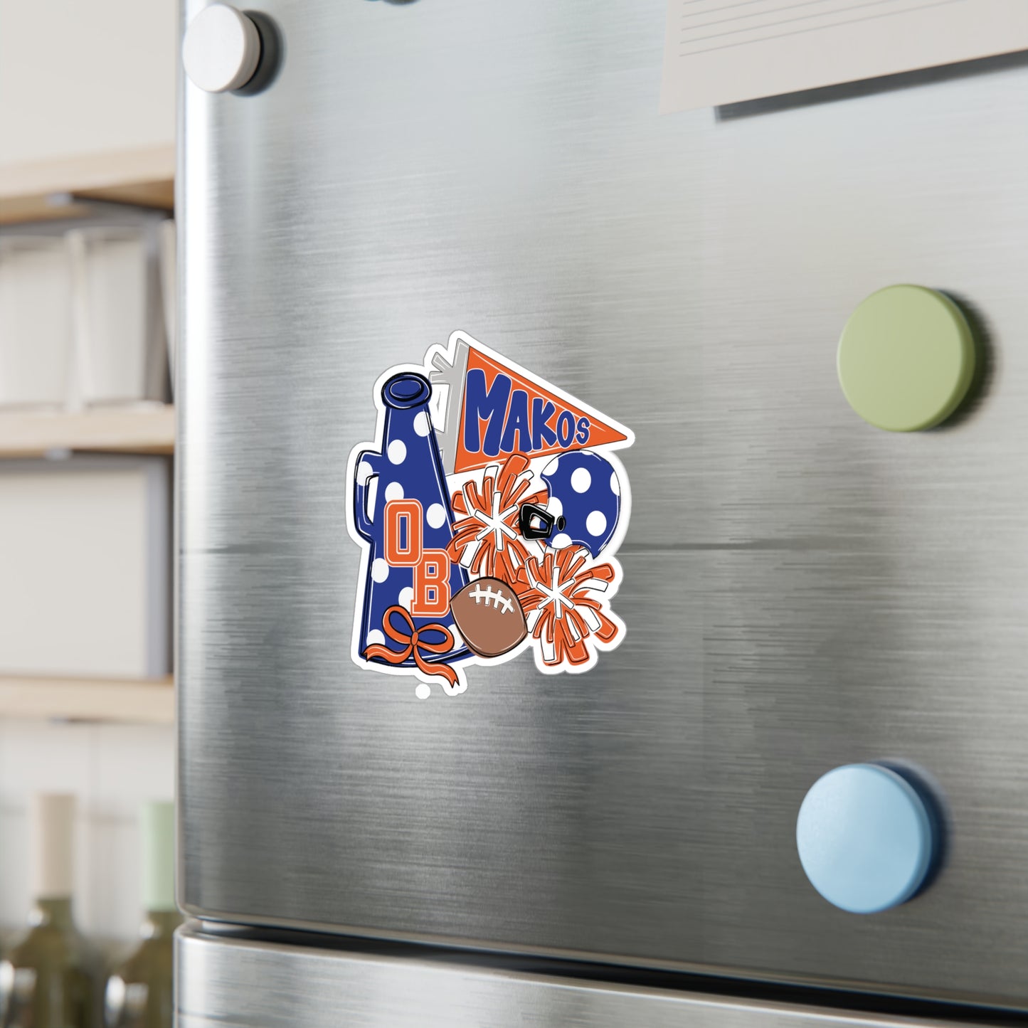 Makos Football Spirit Vinyl Decals
