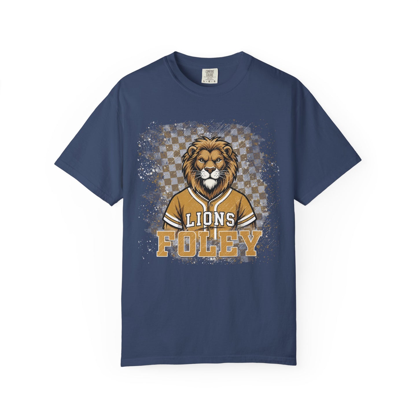 Foley Lions Grunge T-shirt - Comfort Colors