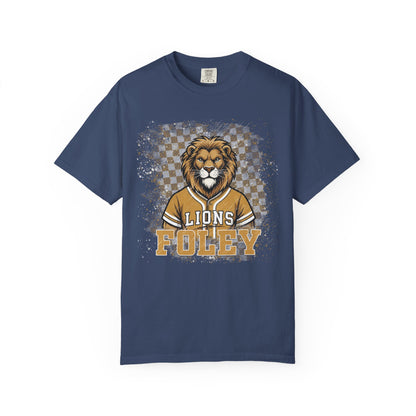 Foley Lions Grunge T-shirt - Comfort Colors