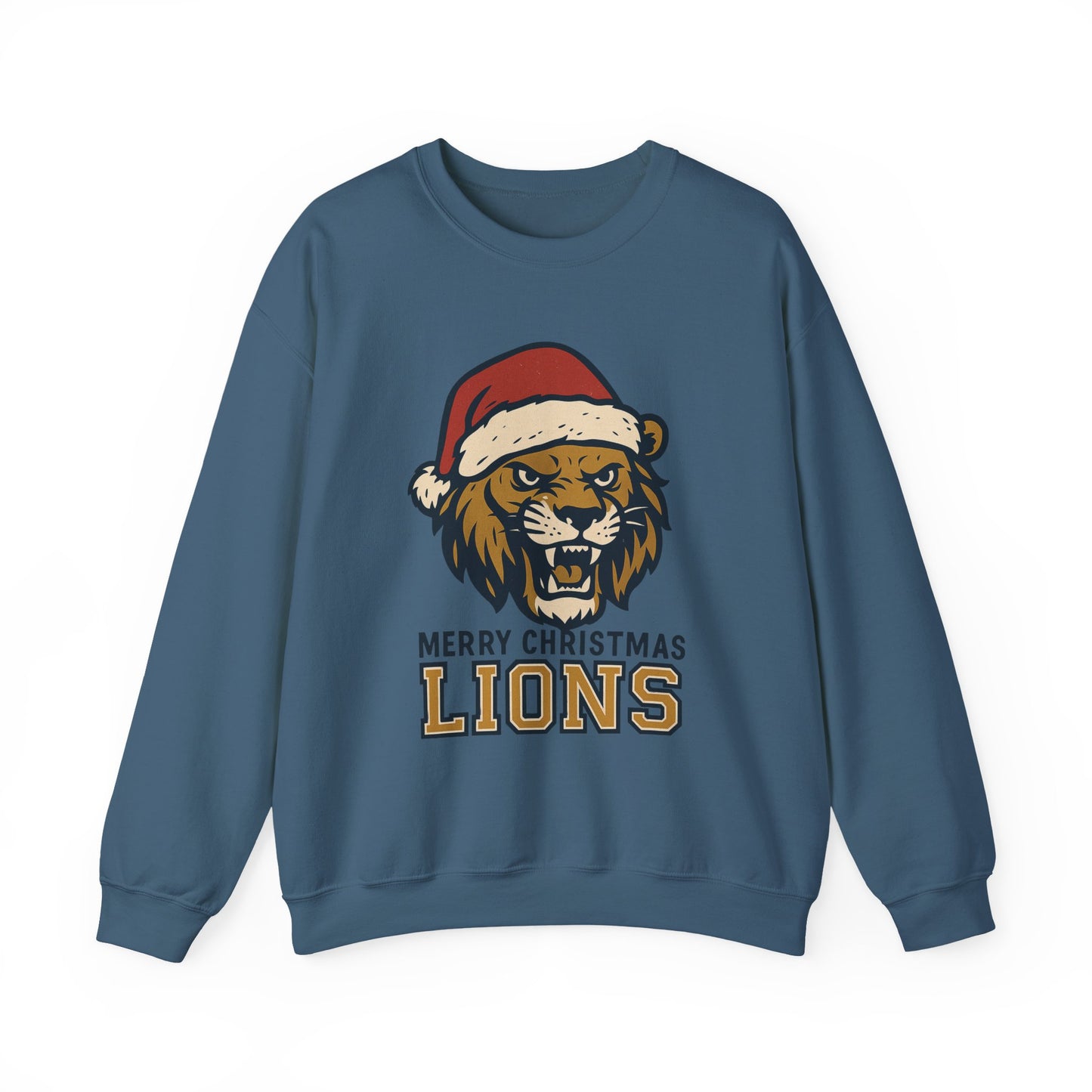 Merry Christmas Lions Sweatshirt — Gildan