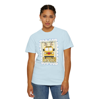Christmas Bus Driver Tee - Comfort Colors