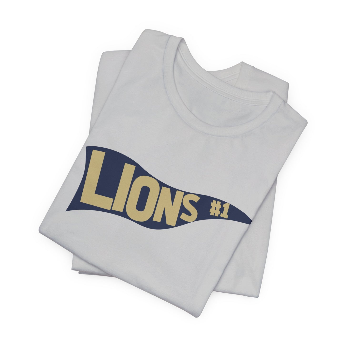 Adult #1 Lions Unisex Jersey Tee - Bella Canvas