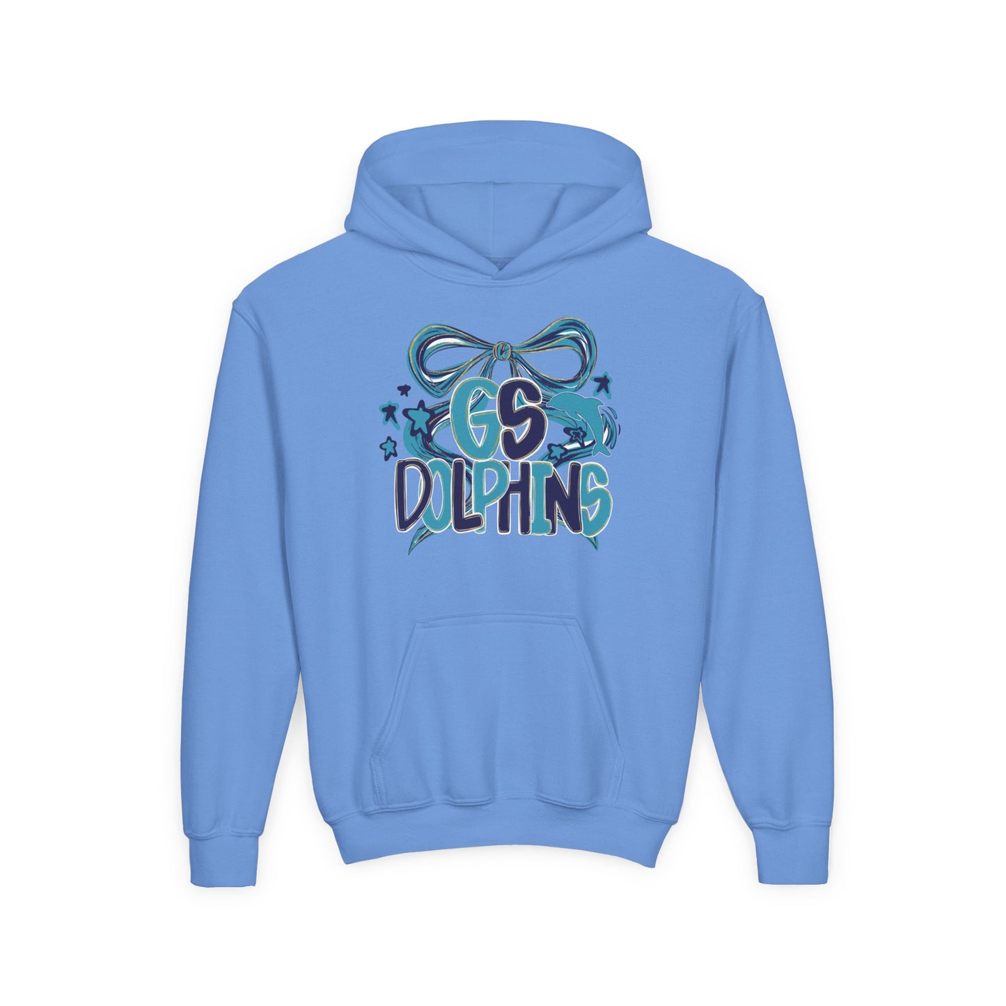 Youth GS Dolphins Bow Tee - Gildan