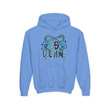 Youth GS Dolphins Bow Tee - Gildan