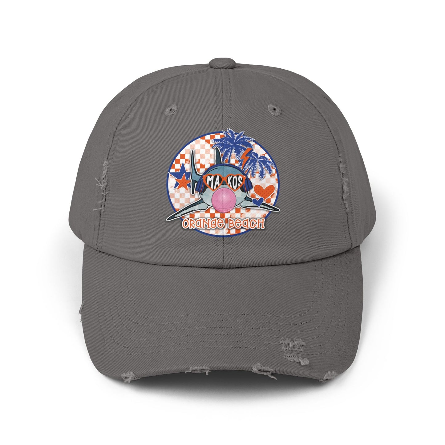 Bubble Poppin Makos Distressed Cap
