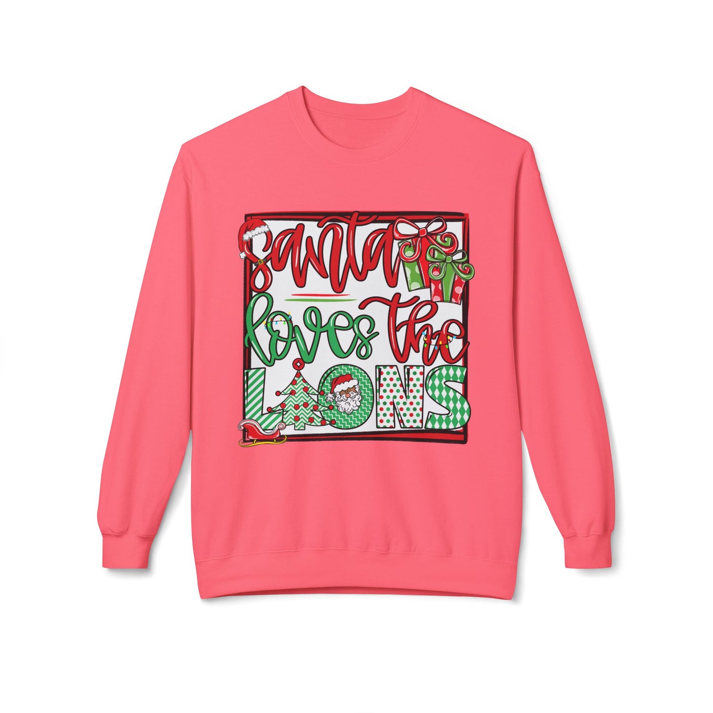 Adult Lions Christmas - Gildan