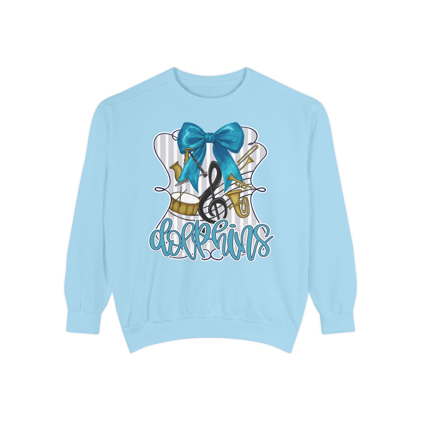 Adult Dolphins Band Sweatshirt - Comfort Colors