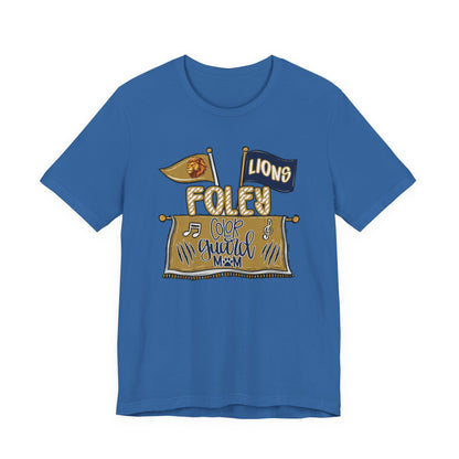 Adult Lions Color Guard Mom Tee - Bella Canvas