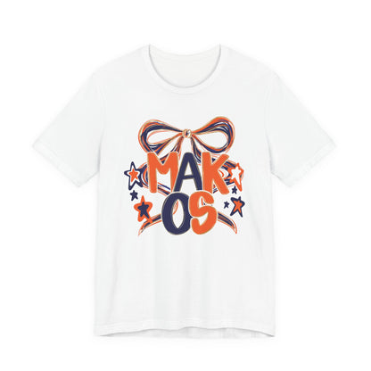 Adult Makos Twirly Ribbon Tee - Bella Canvas