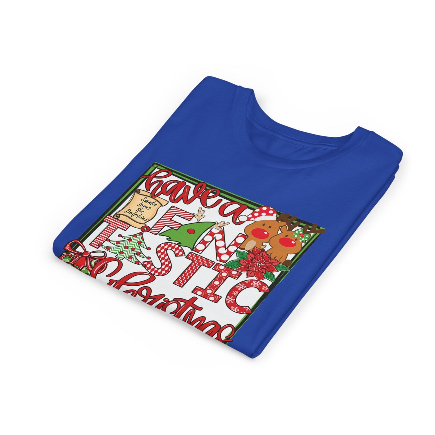 Dolphins Fintastic Tee - Bella Canvas