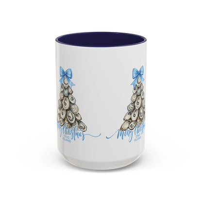 Ono Island Christmas Oyster Tree Mug