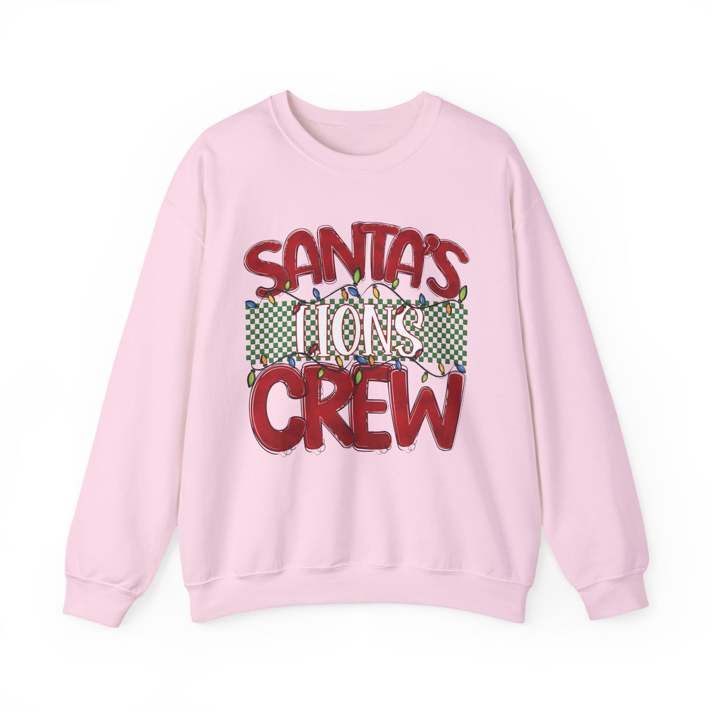Santa's Lions Crew Sweatshirt - Gildan