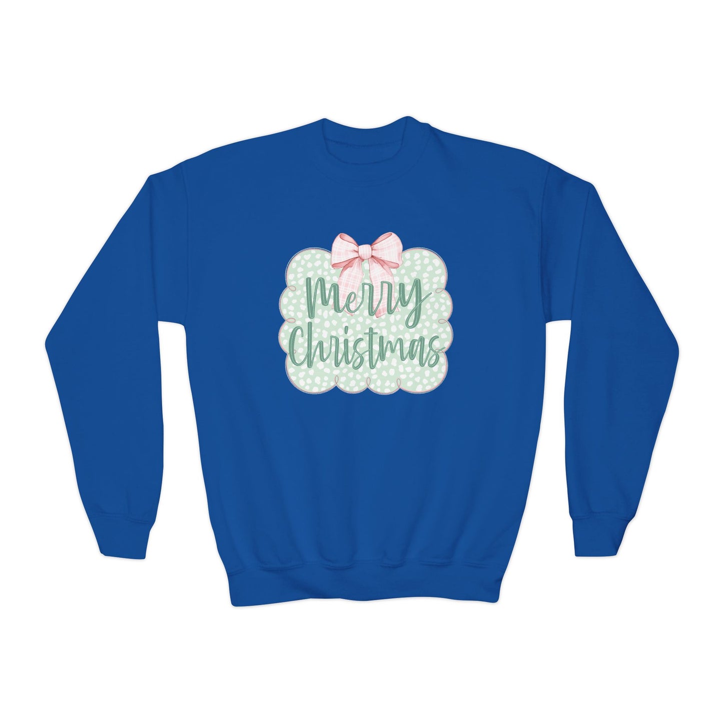 Merry Christmas Youth Sweatshirt - Gildan