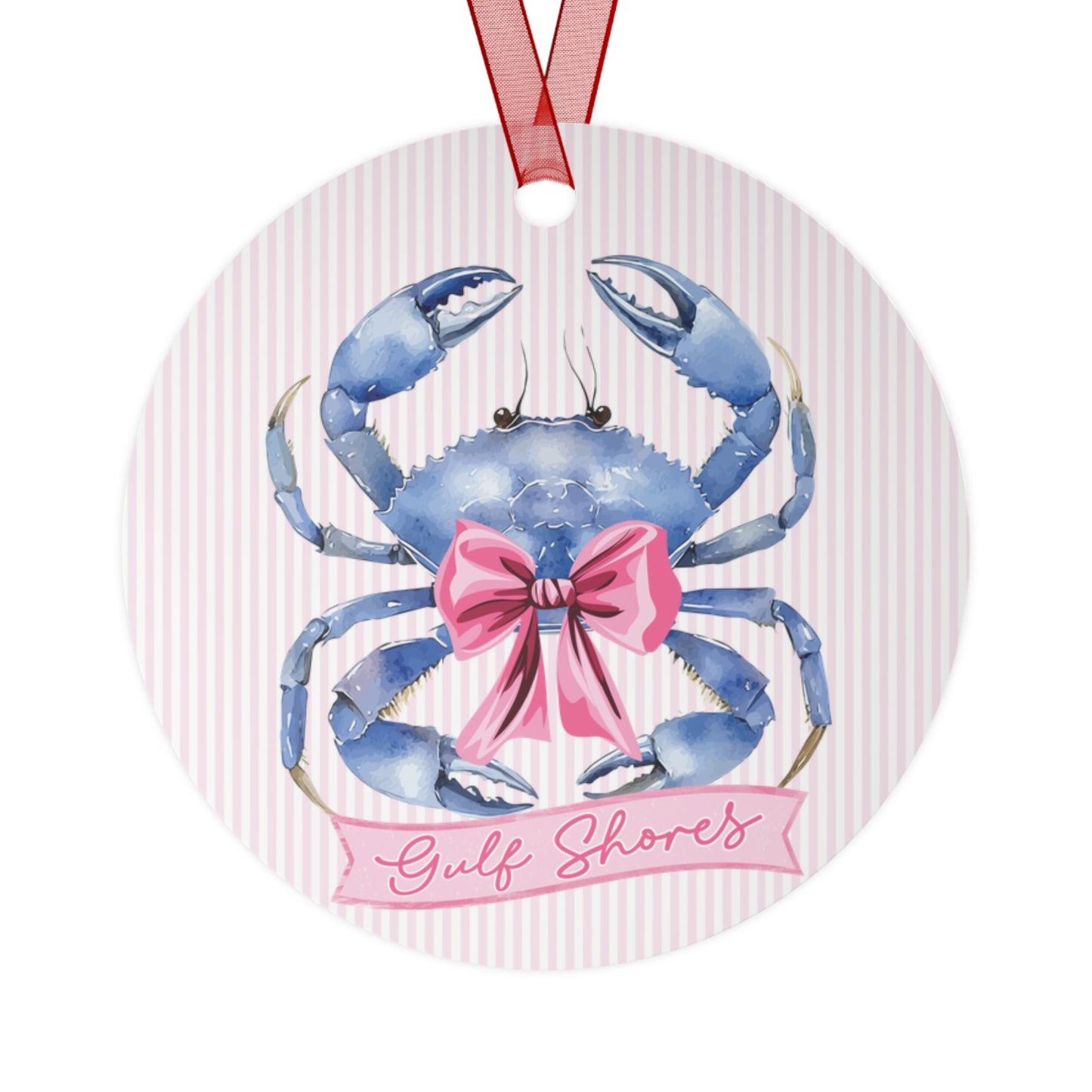 Gulf Shores Coquette Crab Ornament