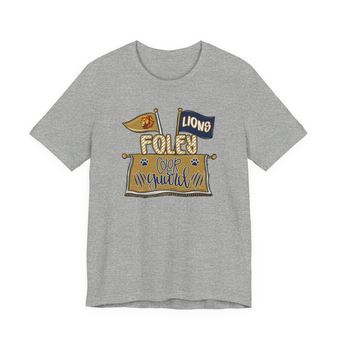 Foley Lions Color Guard Jersey Tee - Bella Canvas