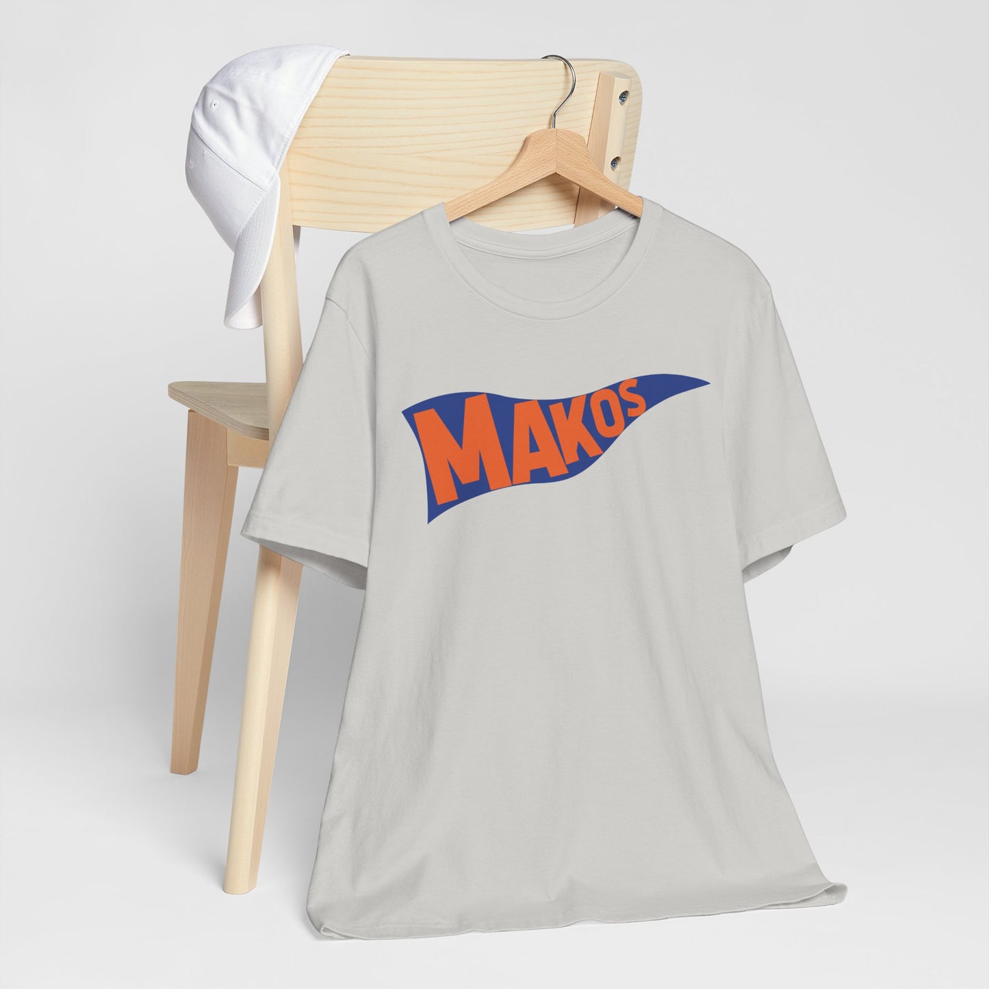 Adult Makos Pennant Unisex Jersey Tee - Bella Canvas