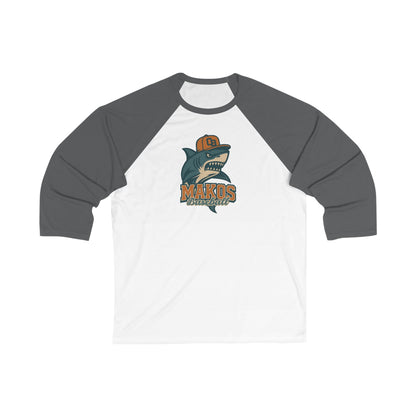 Makos Baseball Raglan - Bella Canvas