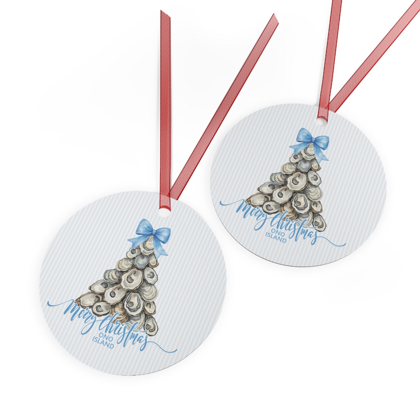 Ono Island Coastal Oyster Tree Ornament