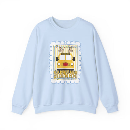 Christmas Bus Driver Sweatshirt - Gildan