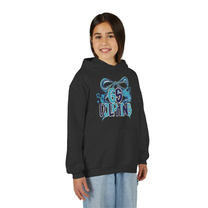 Youth GS Dolphins Bow Tee - Gildan