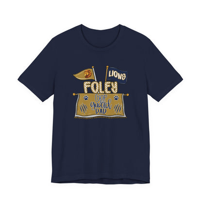 Adult Lions Color Guard Dad Tee - Bella Canvas