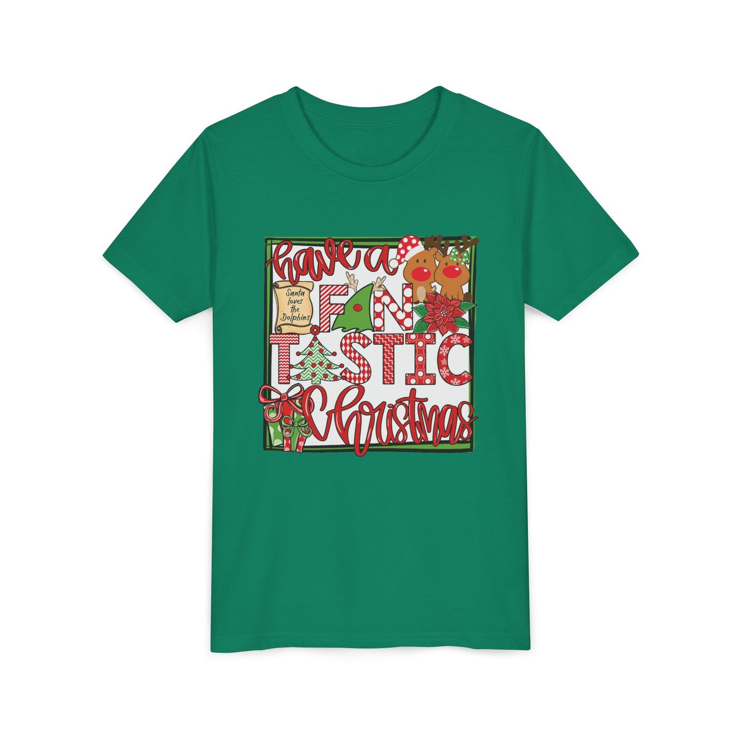 Dolphins Fintastic Tee - Bella Canvas