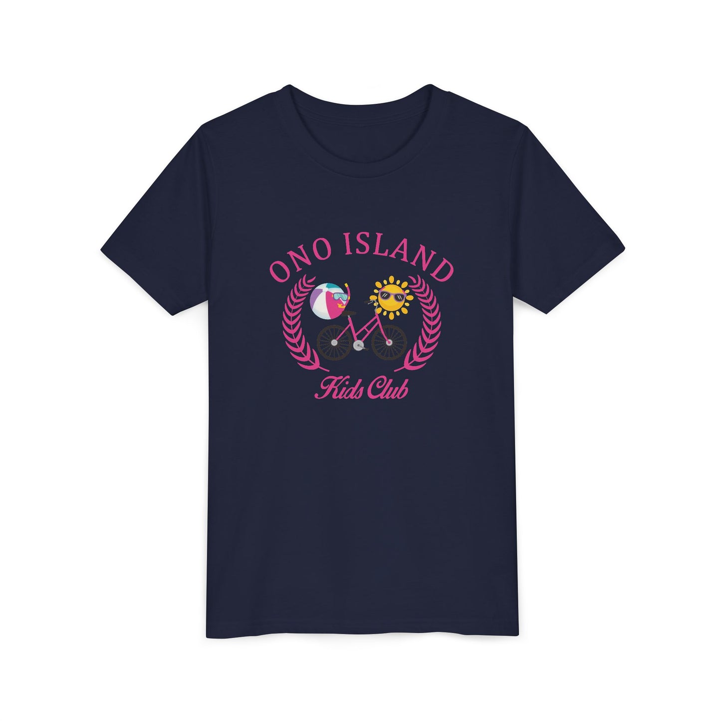 Ono Island Kids Club Pink Tee - Bella Canvas