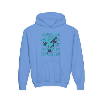 Youth Dolphin Lightning, Stars & Hearts Hoodie