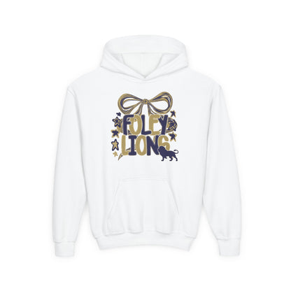 Foley Lions Bow Hoodie - Gildan