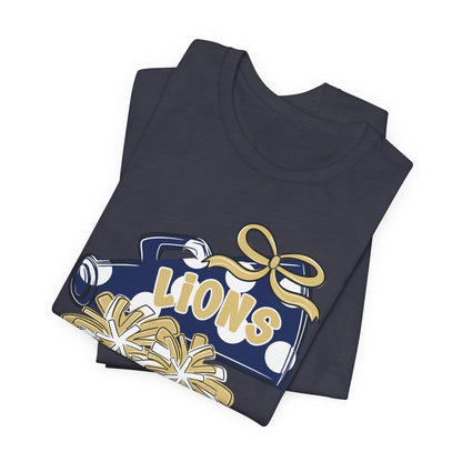 Lions Cheer Spirit Tee - Bella Canvas