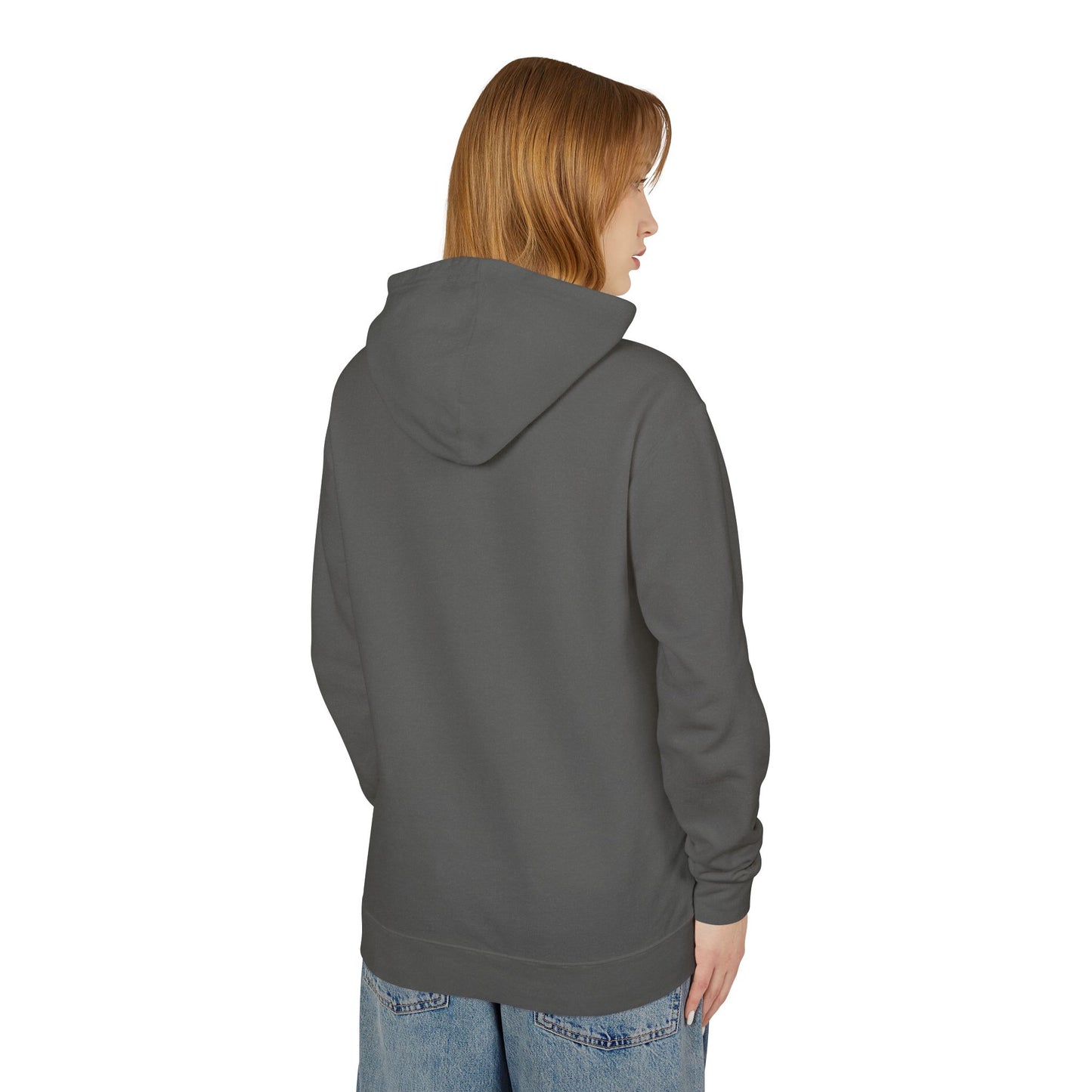Adult Life of a Dolphin Faux Glitter Hoodie - Comfort Colors