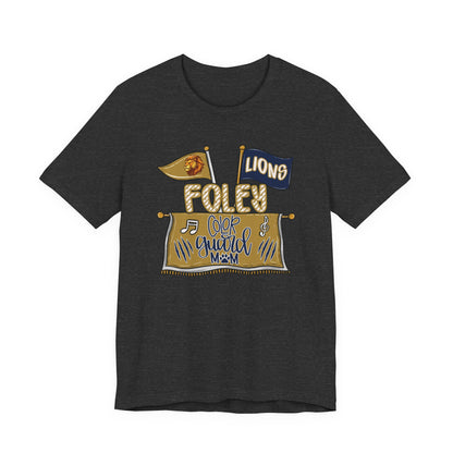 Adult Lions Color Guard Mom Tee - Bella Canvas