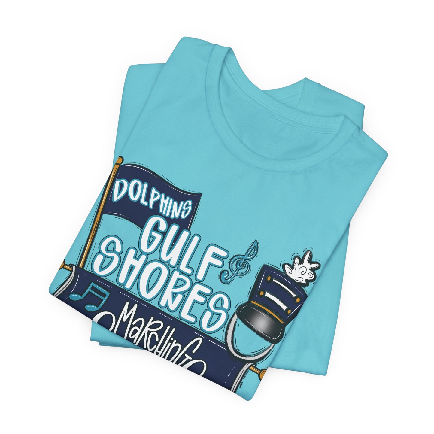 Adult Gulf Shores Band Tee - Bella Canvas