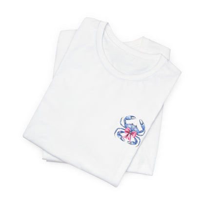 Adult Ono Island Preppy Crab T-Shirt - Bella Canvas