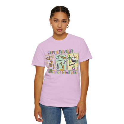 Happy Mardi Gras Jazz T-Shirt — Let the Good Times Roll Shirt