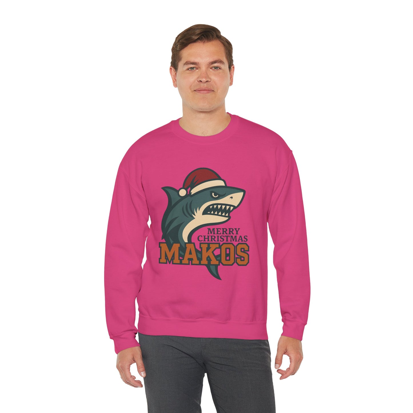 Merry Christmas Makos Sweatshirt — Gildan