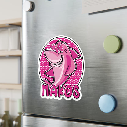 Preppy Pink Makos Vinyl Decals