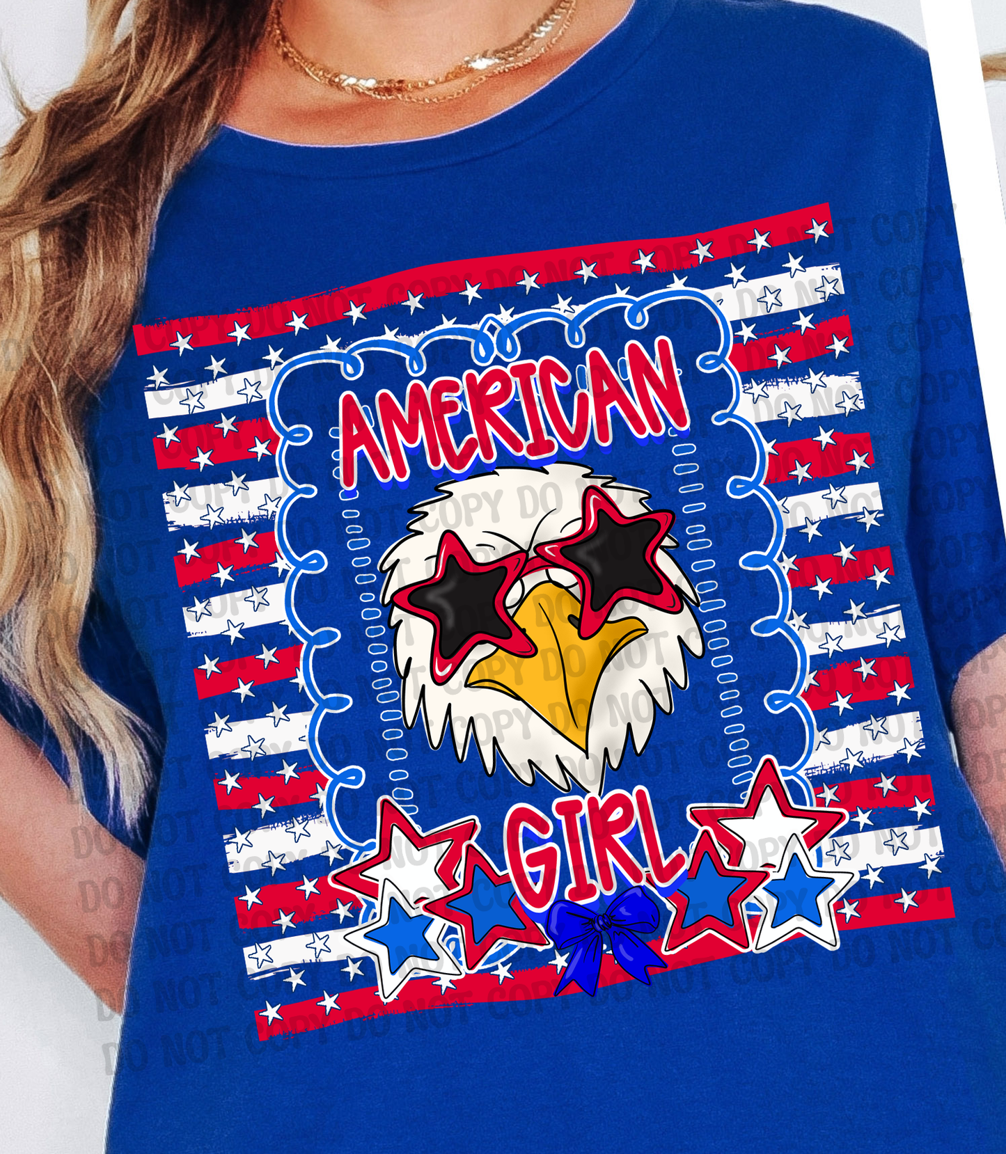 All American Girl Stars Stripes Eagle Sunglasses Bows Fourth of July Fireworks Statue of Liberty  Design - Red, White & Boom – Coquette Preppy Whimsical 4th of July Digital Design for Kids & Family | Patriotic Summer Fun Download