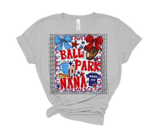 CUSTOM Baseball Softball Ball Park Nana Digital Design