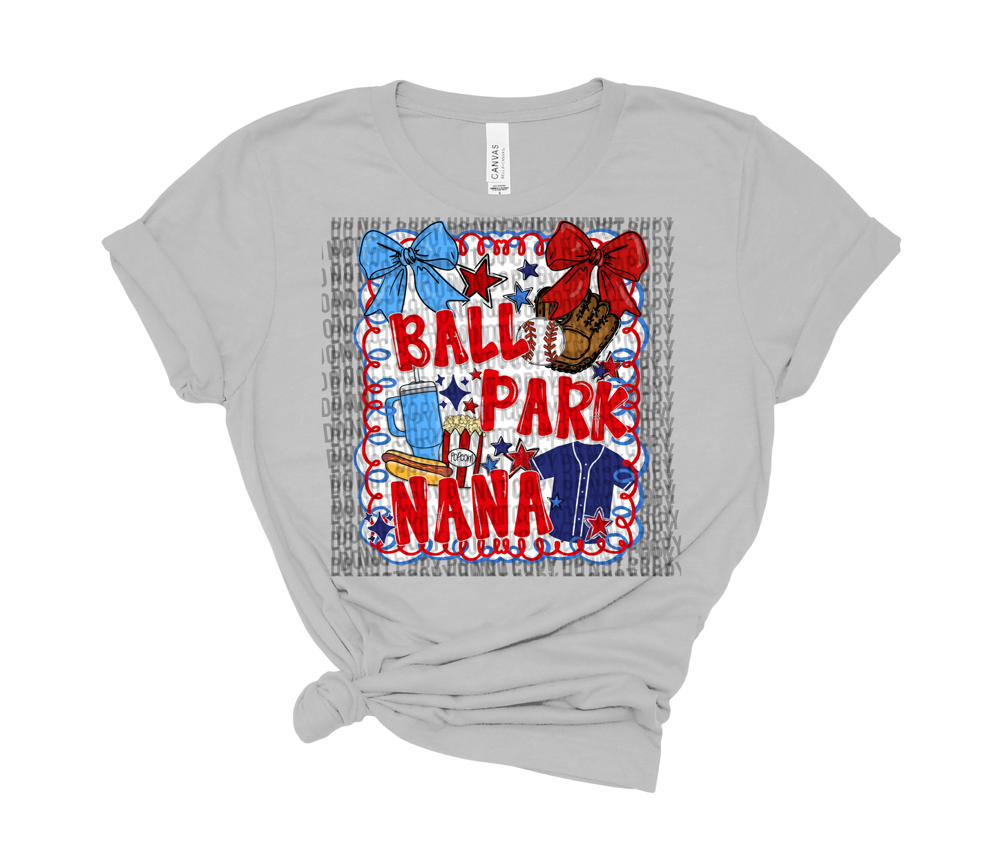 Baseball Ball Park Nana Digital Desgin