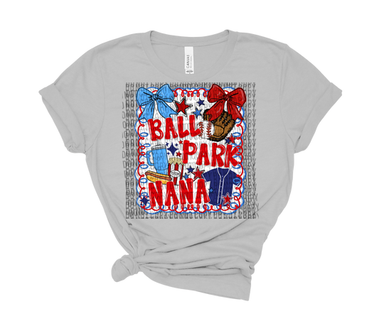 Baseball Ball Park Nana Digital Desgin